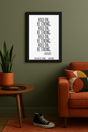 Outkast “Hold On, Be Strong” Framed Wall Art 12x18"