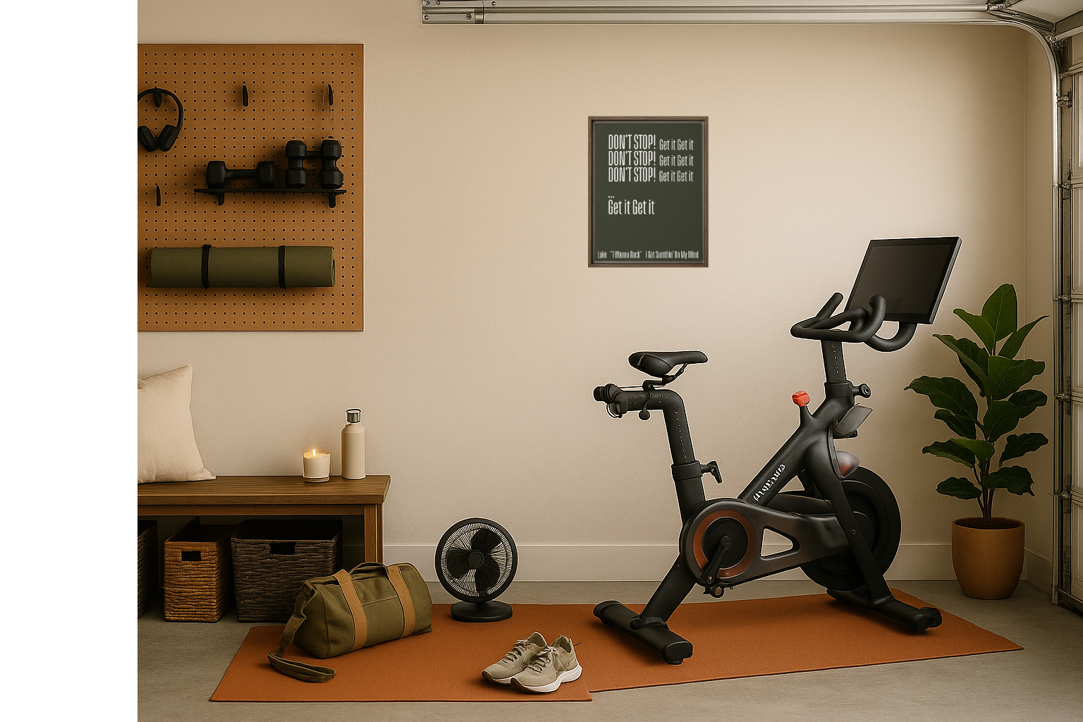 Luke's "I Wanna Rock" Framed Wall Art  11x14"