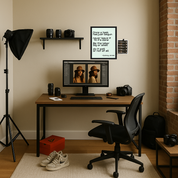 Quincy Jones "Do it Well" Framed Wall Art  11x14"