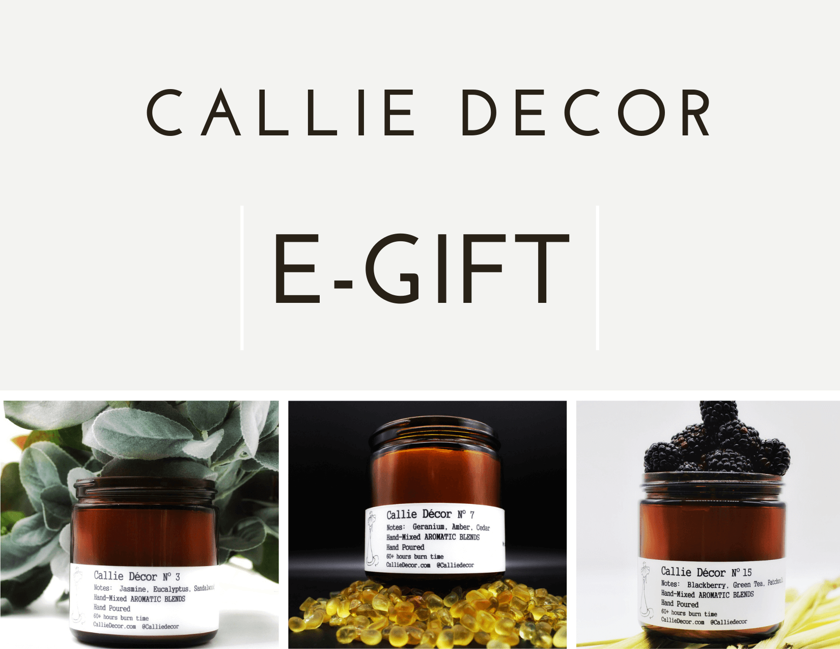 Callie Decor E-Gift