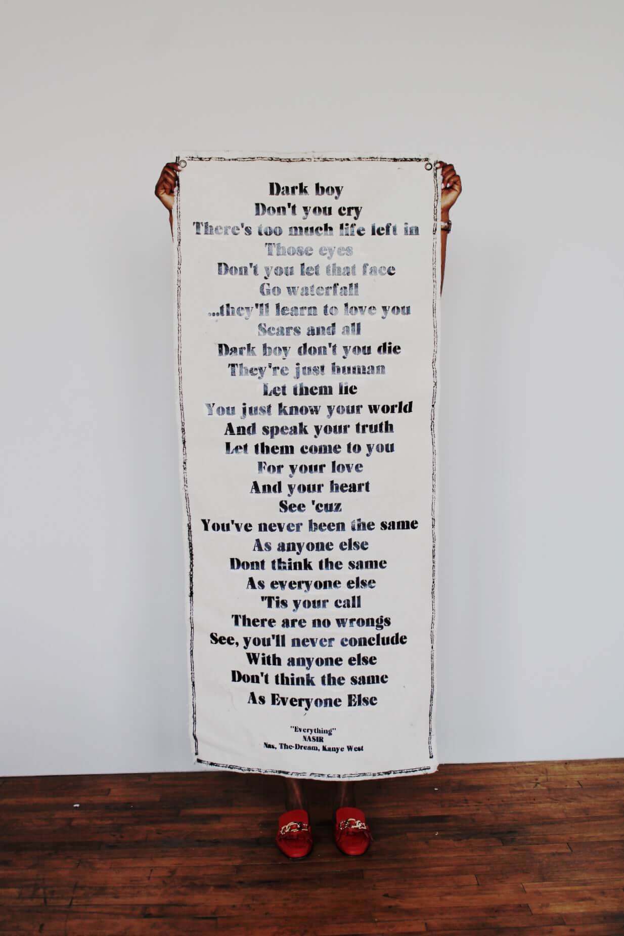 Nas "Everything" Wall Tapestry 26x60"